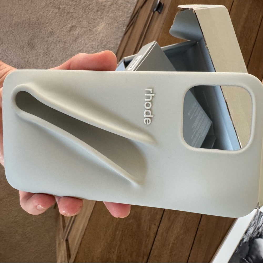 RHODE Light Gray Phone Case